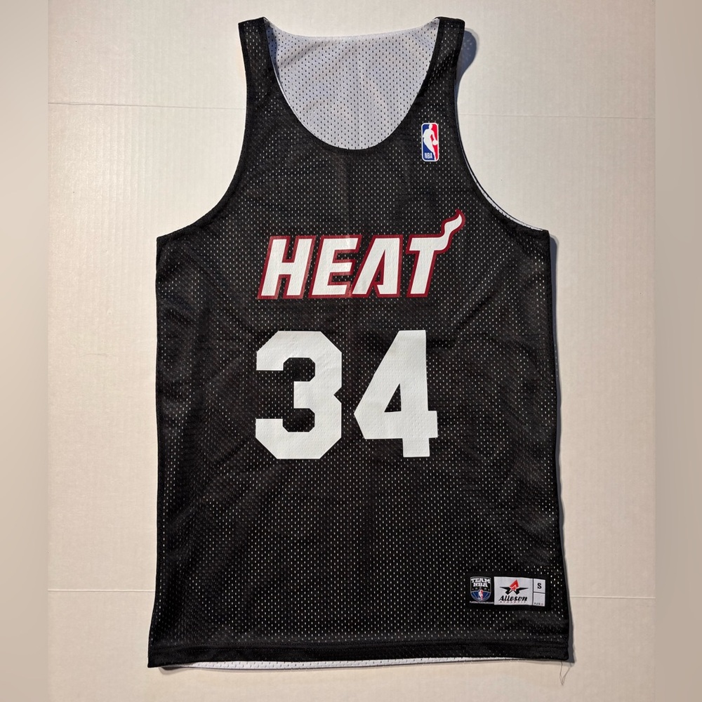 Alleson Athletic NBA Team Miami Heat #34 Reversible Practice Jersey Sz Small